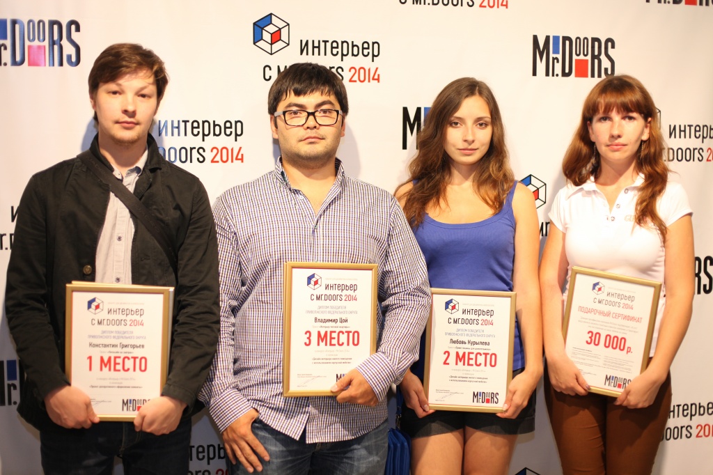 Победители конкурса «Интерьер с Mr.Doors 2014», фото