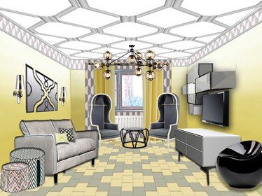 Переделка гостиной и прихожей для большой семьи, совместный проект Mr.Doors и КВ, фото