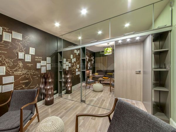 Гостиная современных путешественников, проект Mr.Doors и КВ, фото