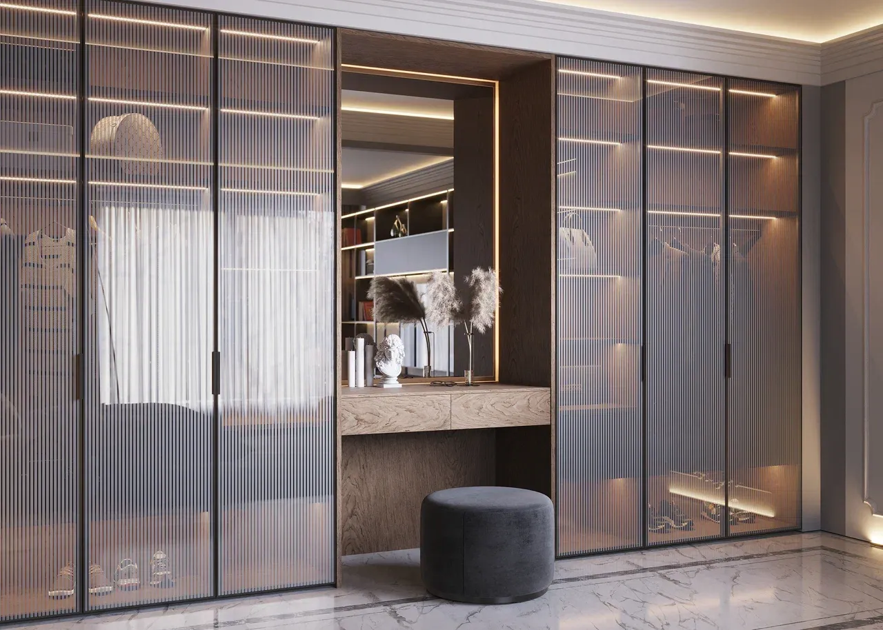 Гардеробная, коллекция Liberta (арт. wr069), мебель на заказ MrDoors