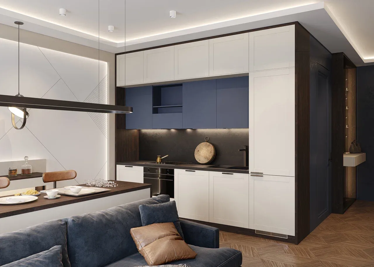 Кухня, коллекция "Дефанс" (арт. 201), мебель на заказ MrDoors