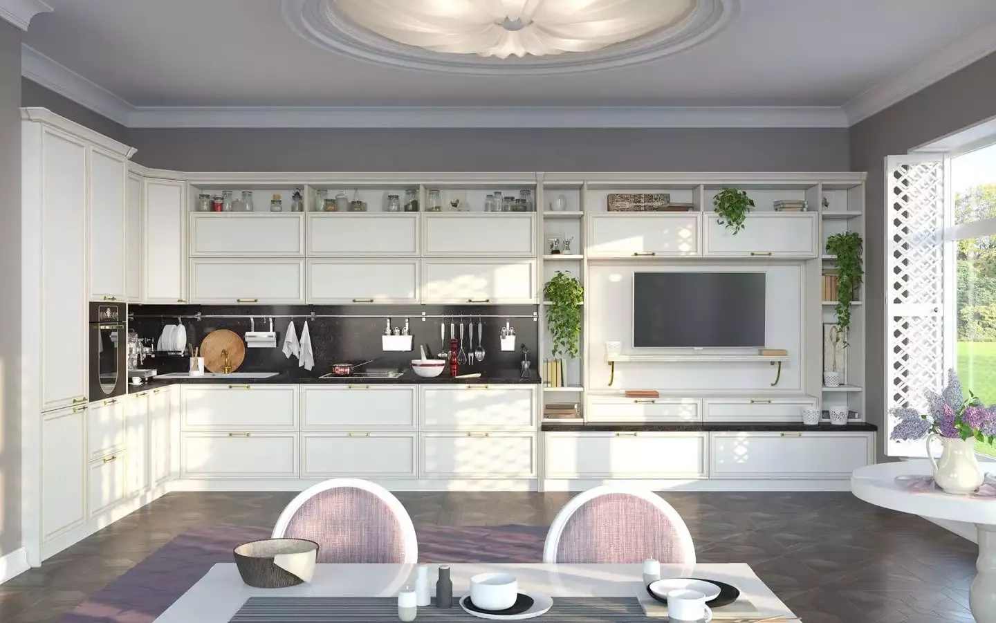 Кухня, коллекция "Сомерсет" (арт. 025), мебель на заказ MrDoors