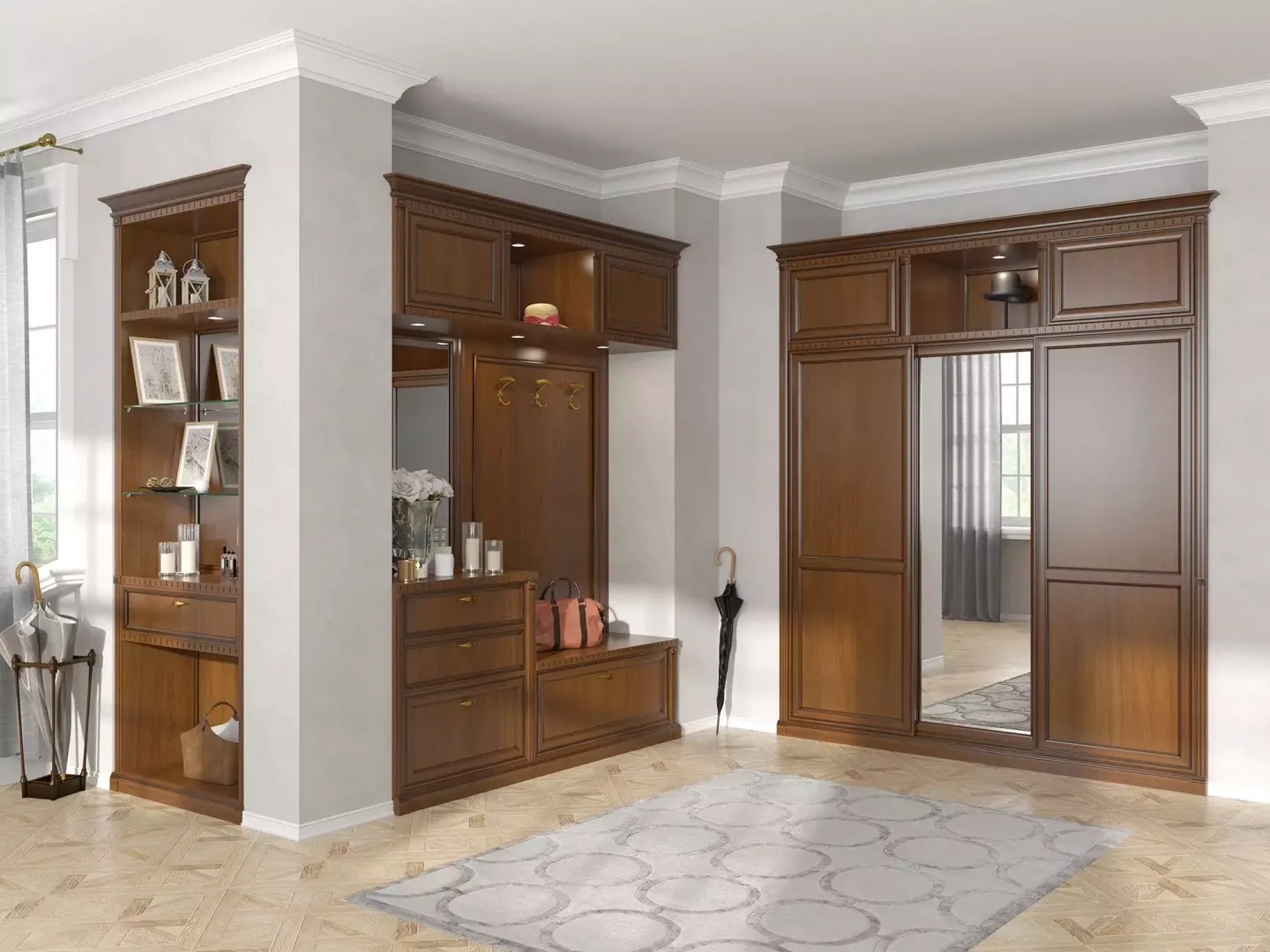 Шкаф-купе, коллекция "Боргезе" (арт. 039), мебель на заказ MrDoors