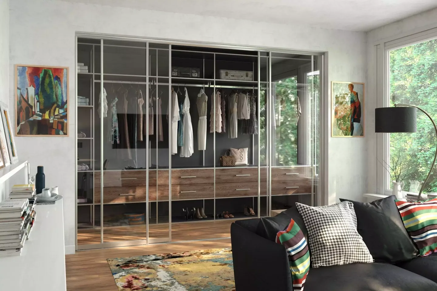 Гардеробная, коллекция "Visio-V" (арт. 084)