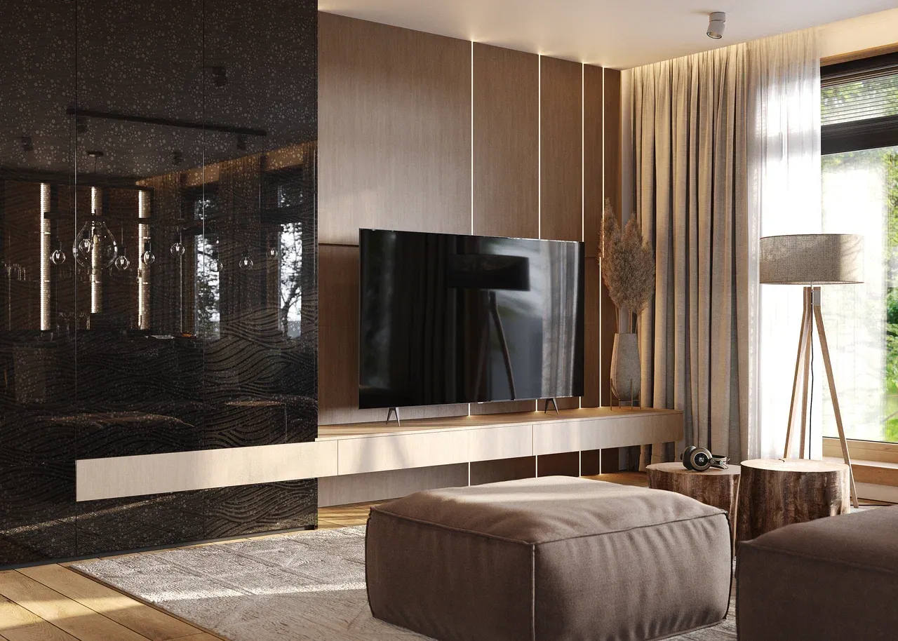 Гостиная, коллекция Мори (арт. Lvr245), мебель на заказ MrDoors