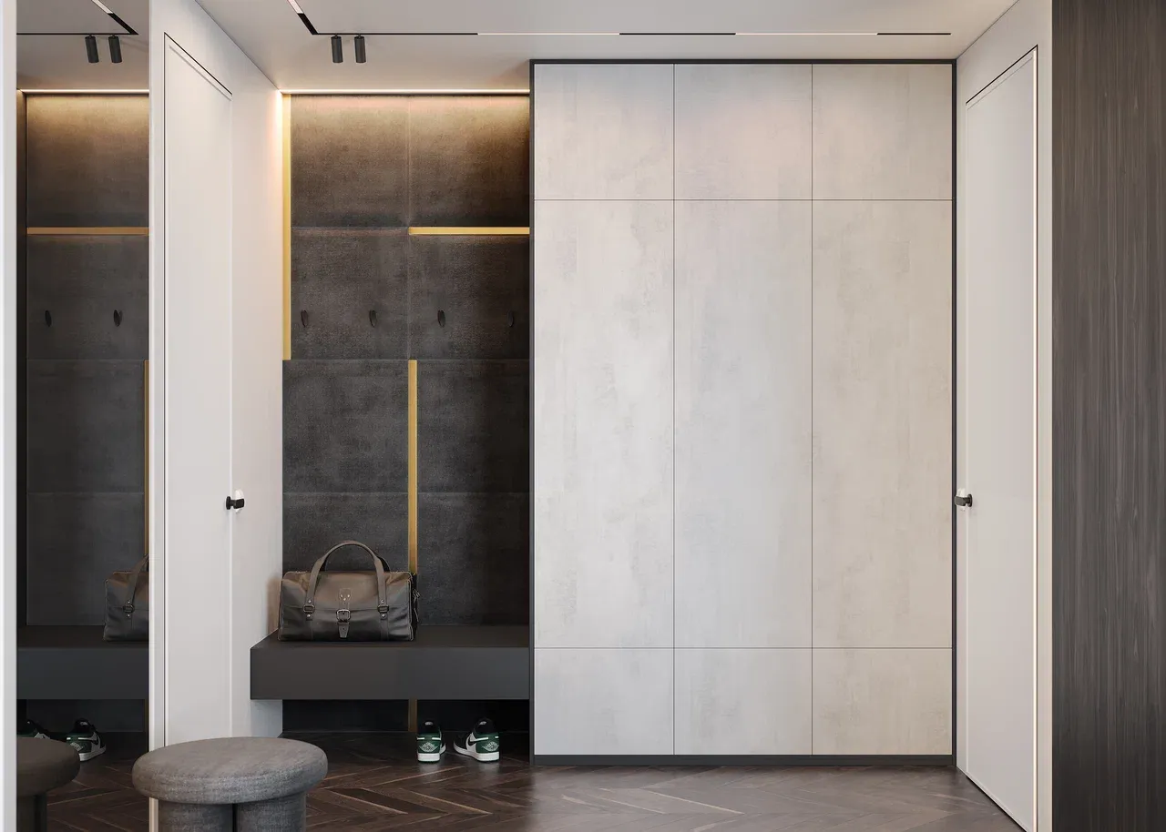 Прихожая, коллекция Мори (арт. Ant126), мебель на заказ MrDoors