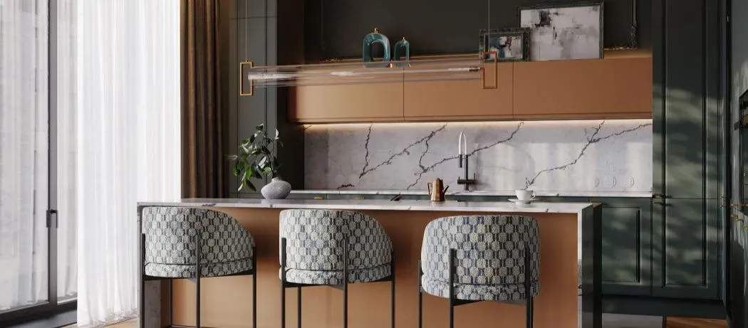 Фасады с эффектом металла