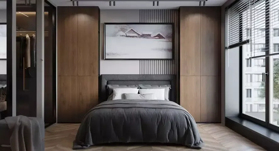 Дизайн коричневой спальни: уютные сочетания (50 фото)