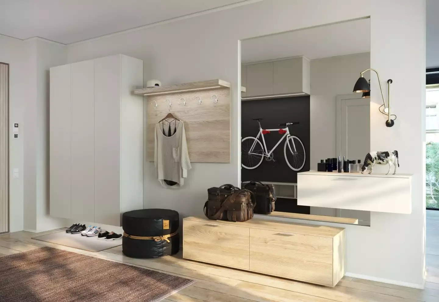 прихожая в стиле минимализм