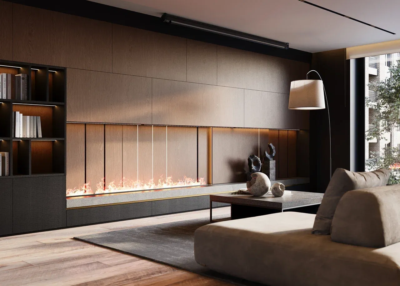 Гостиная с акриловой столешницей (арт. Lvr296), мебель на заказ MrDoors