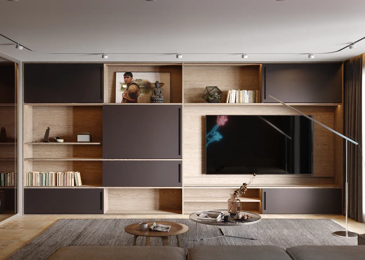 Гостиная, коллекция Terno (арт. Lvr228), мебель на заказ MrDoors