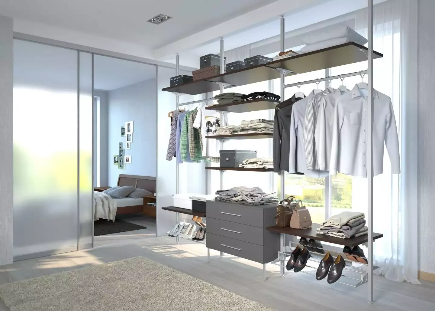 Гардеробная, коллекция "Лофт 24" (арт. 026)