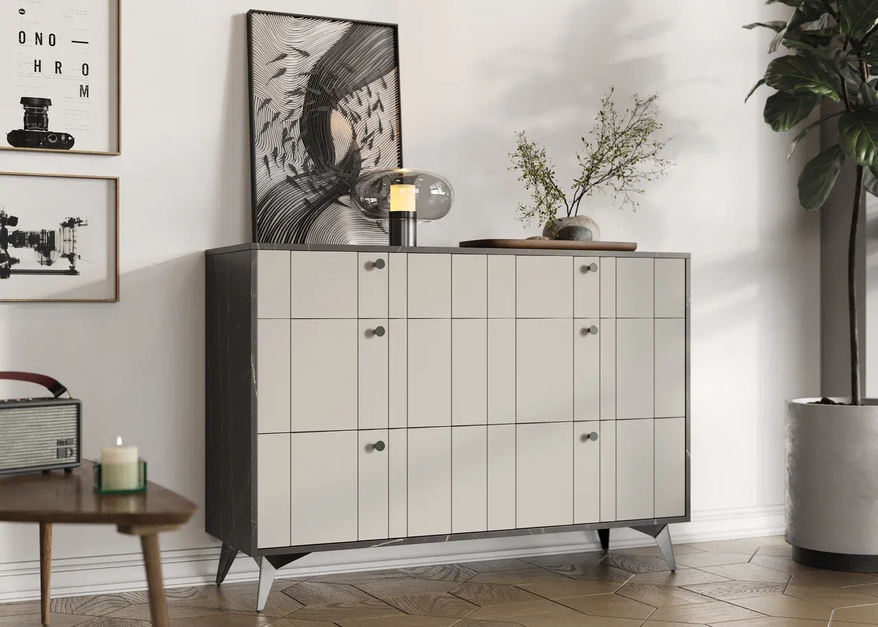 Комод с фасадами Code и ножками Corner (арт. Smf003), мебель на заказ MrDoors
