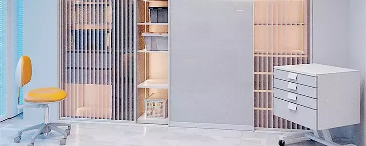 Подкатные тумбы для клиники.