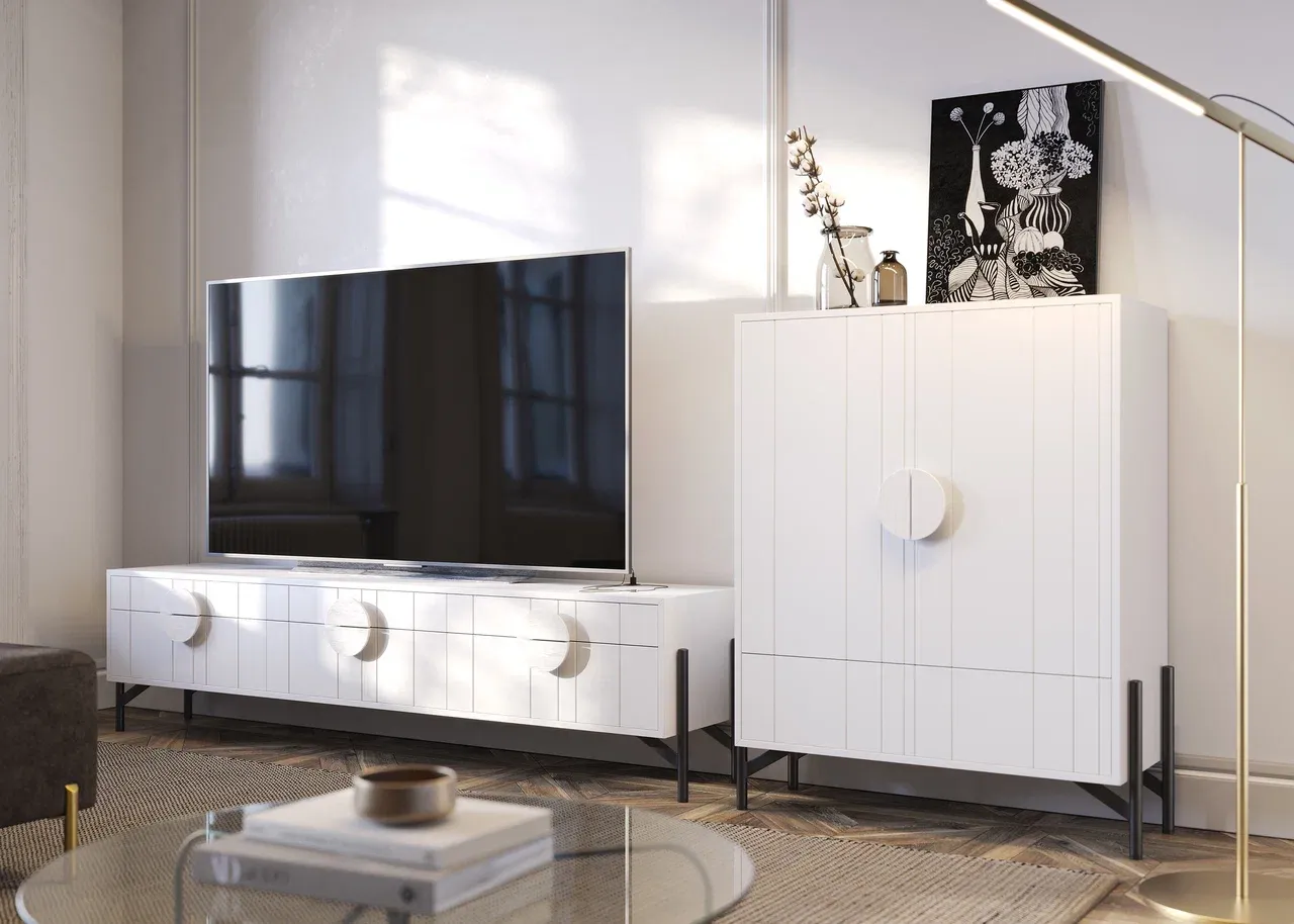 Комод с фасадами Code и ножками Trend (арт. Smf012), мебель на заказ MrDoors