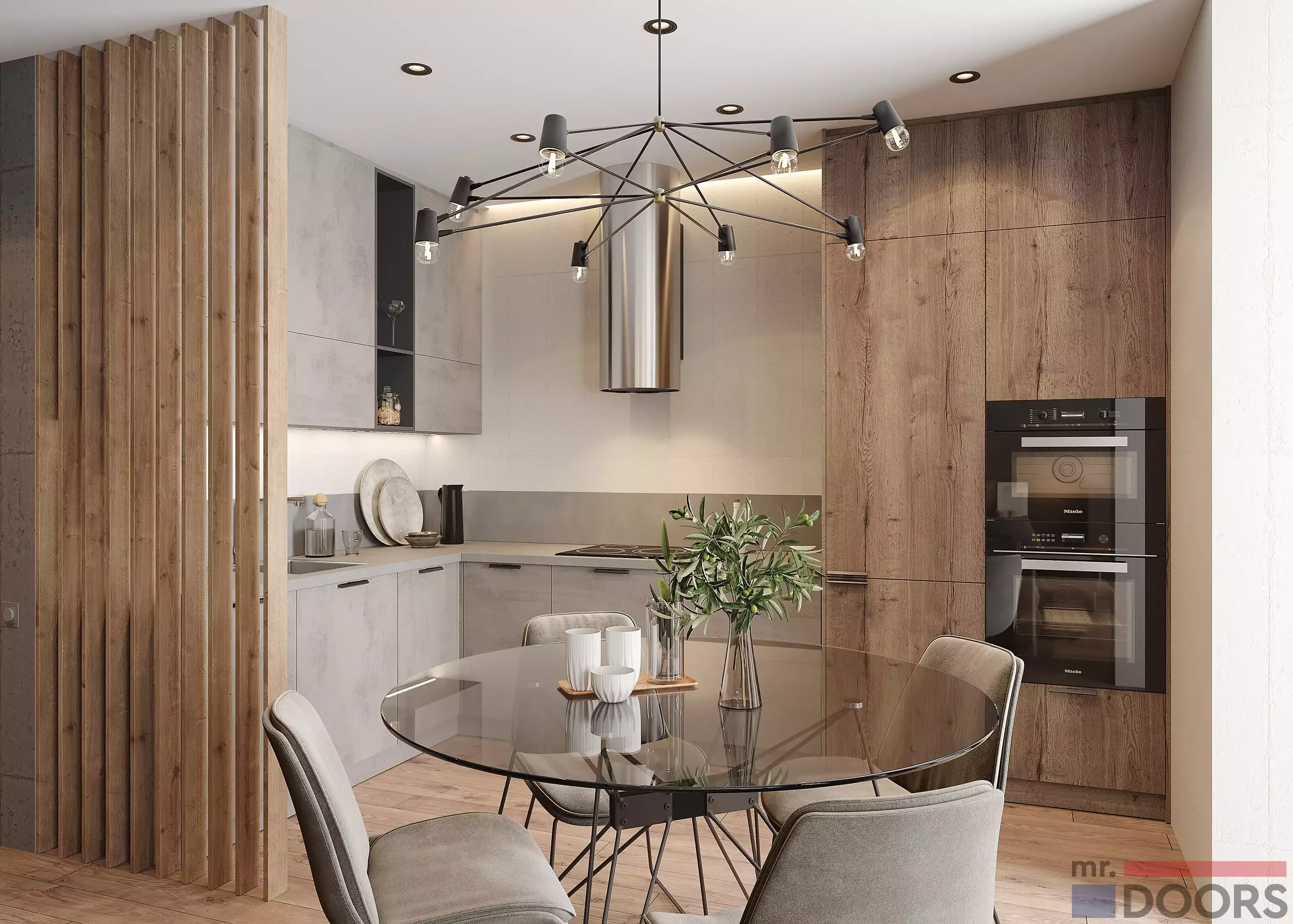 Кухня, коллекция "Метрополитан" (арт. 169), мебель на заказ MrDoors