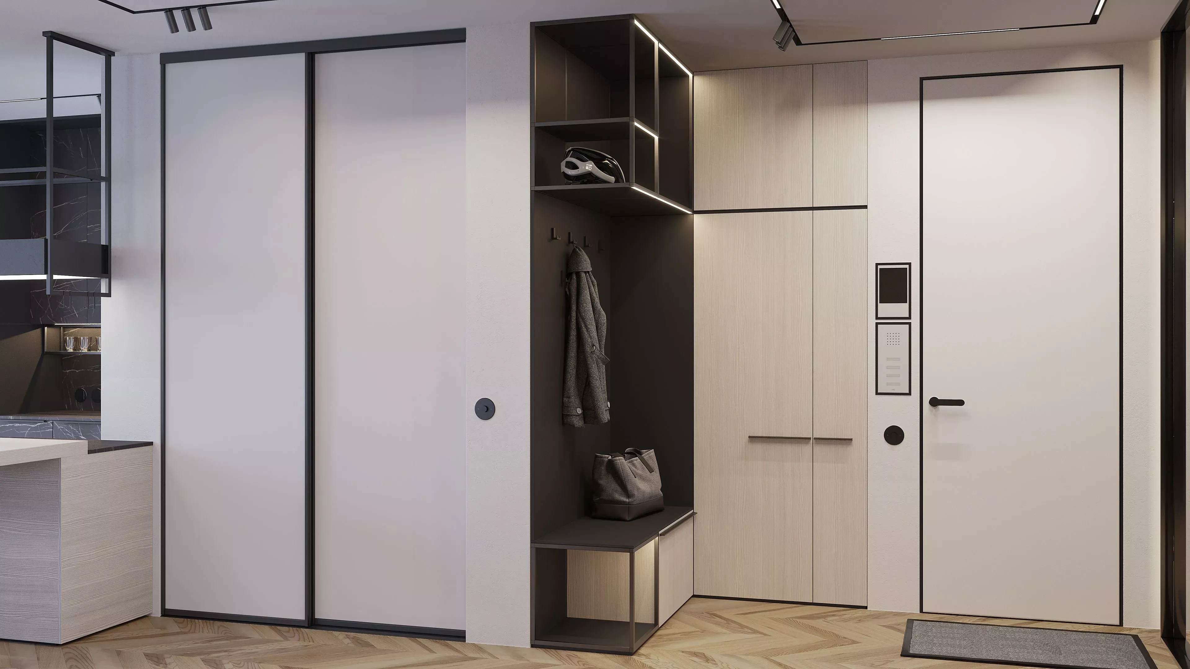 Прихожая, коллекция Визиа-Т (Visia-Т) (арт. 156)