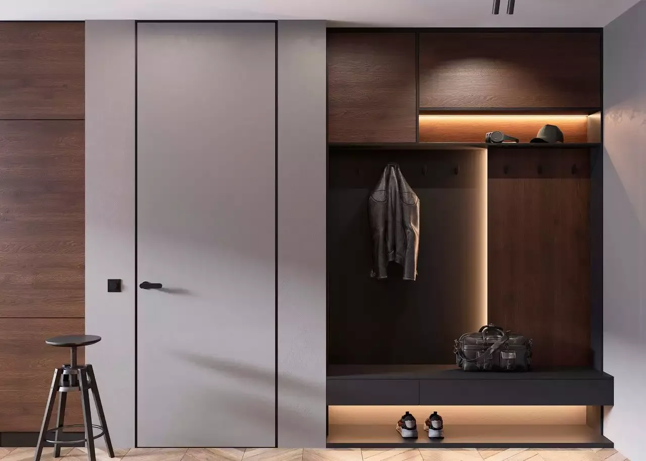 Прихожая, коллекция "Метрополитан" (арт. 147), мебель на заказ MrDoors