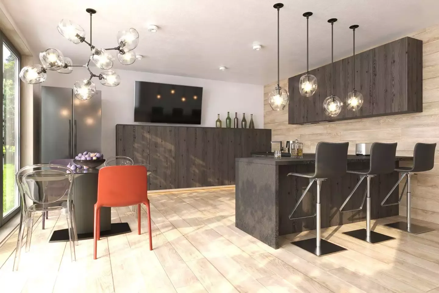 Кухня, коллекция "Метрополитан" (арт. 96), мебель на заказ MrDoors