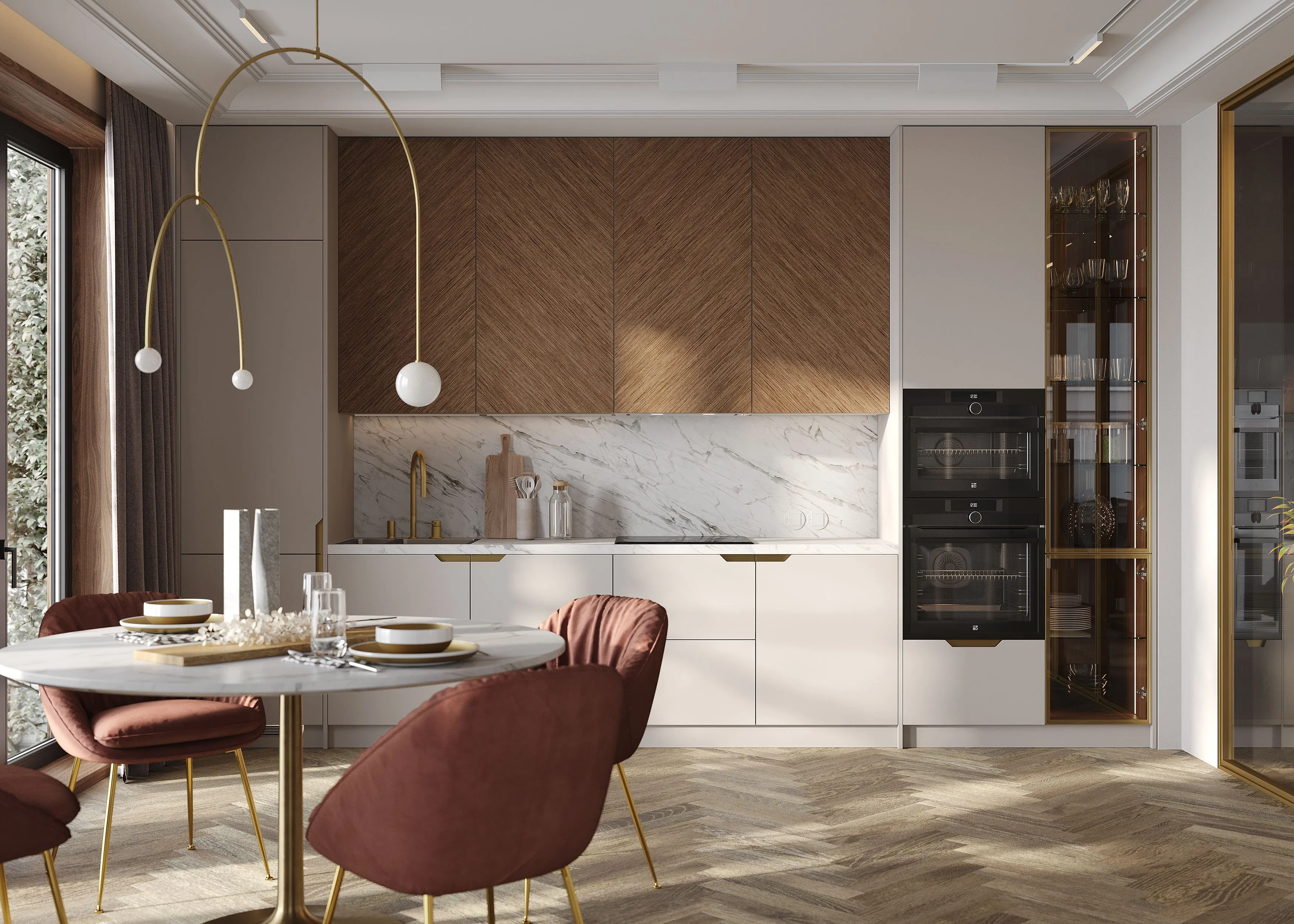 Кухня, коллекция Интегрос (Integros) (арт. kit283)