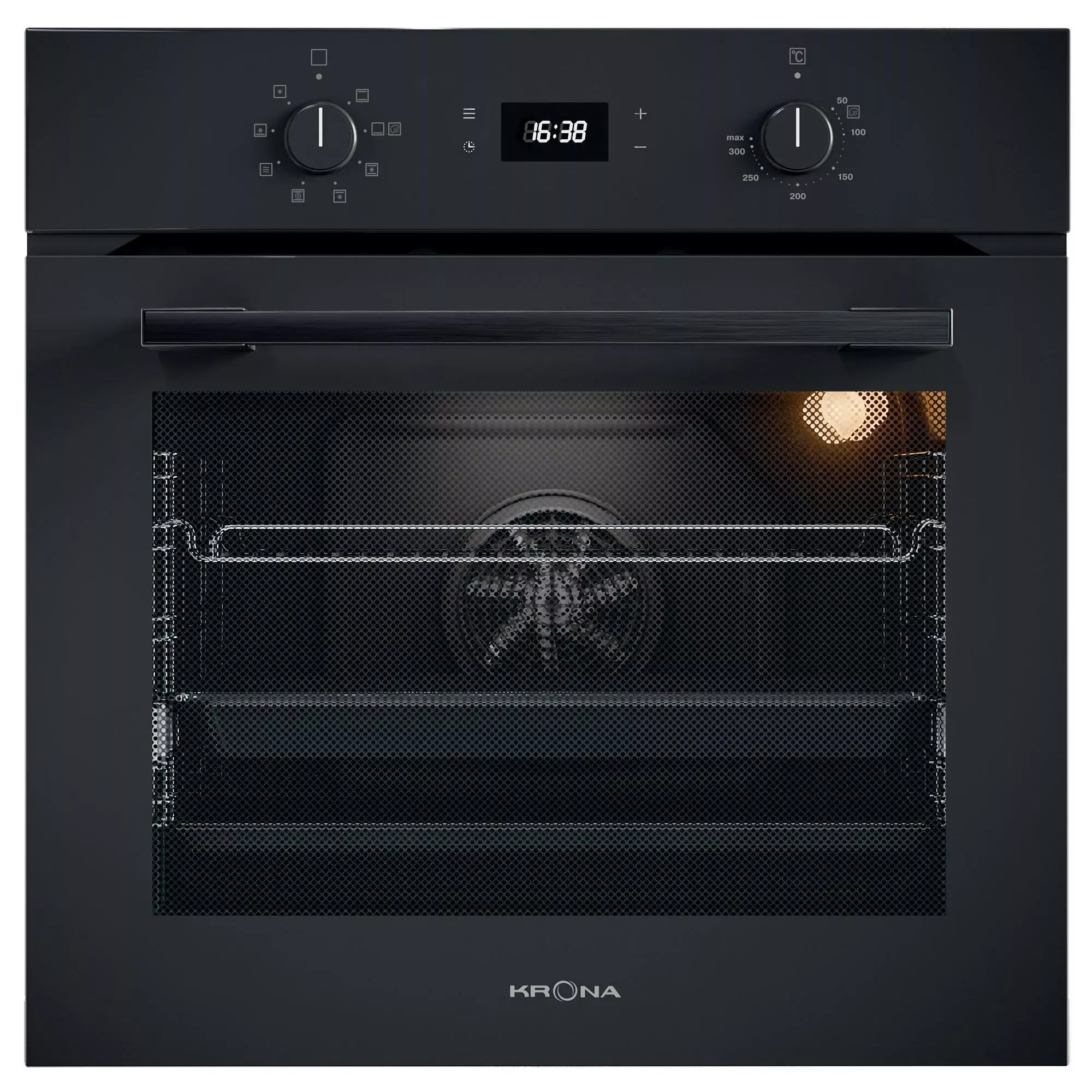 Электрический духовой шкаф KRONA NERO 60 BL/BL (арт. КА-00001433), мебель на заказ MrDoors