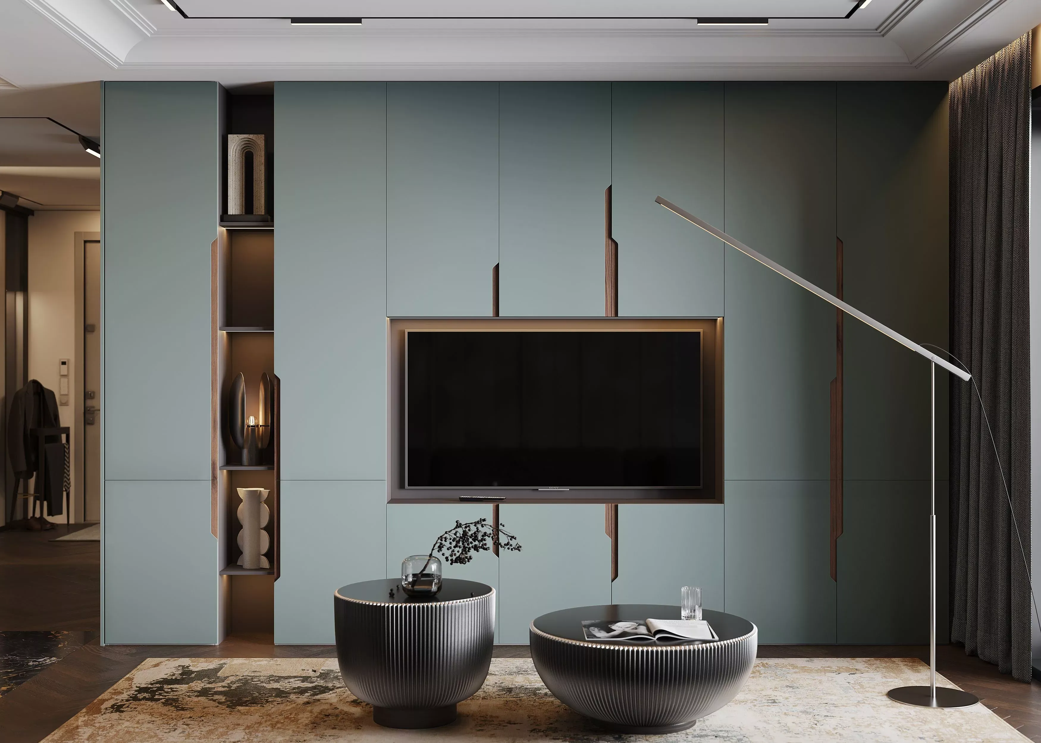 Гостиная, коллекция INTEGRA (арт. 356), мебель на заказ MrDoors