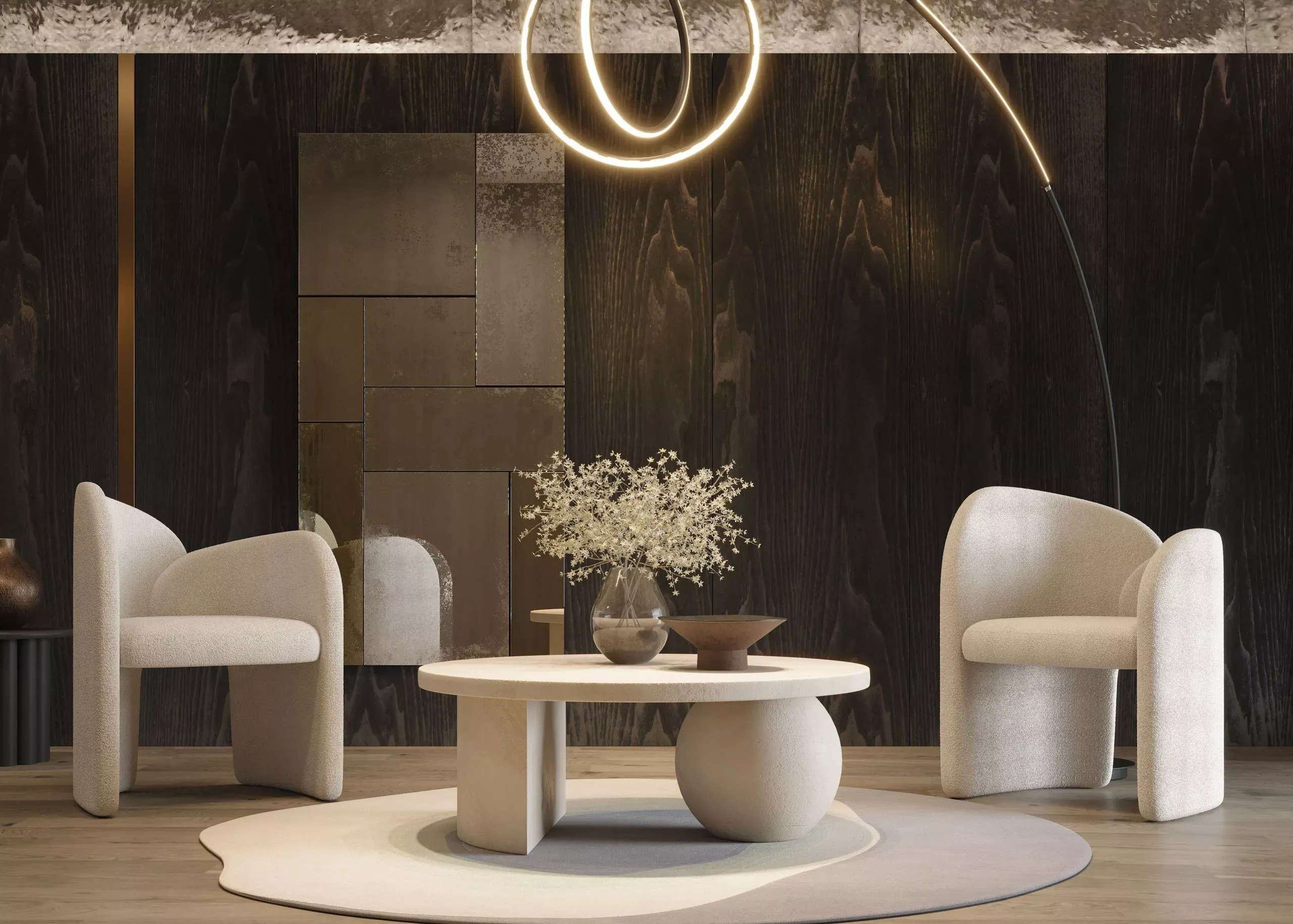 Кресло Fly, бежевый (арт. Sof077), мебель на заказ MrDoors