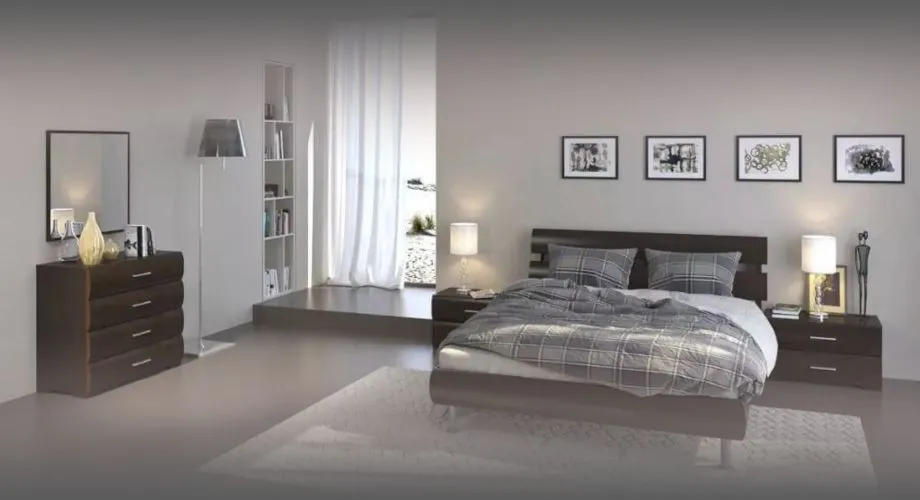 Как расположить ковер в спальне