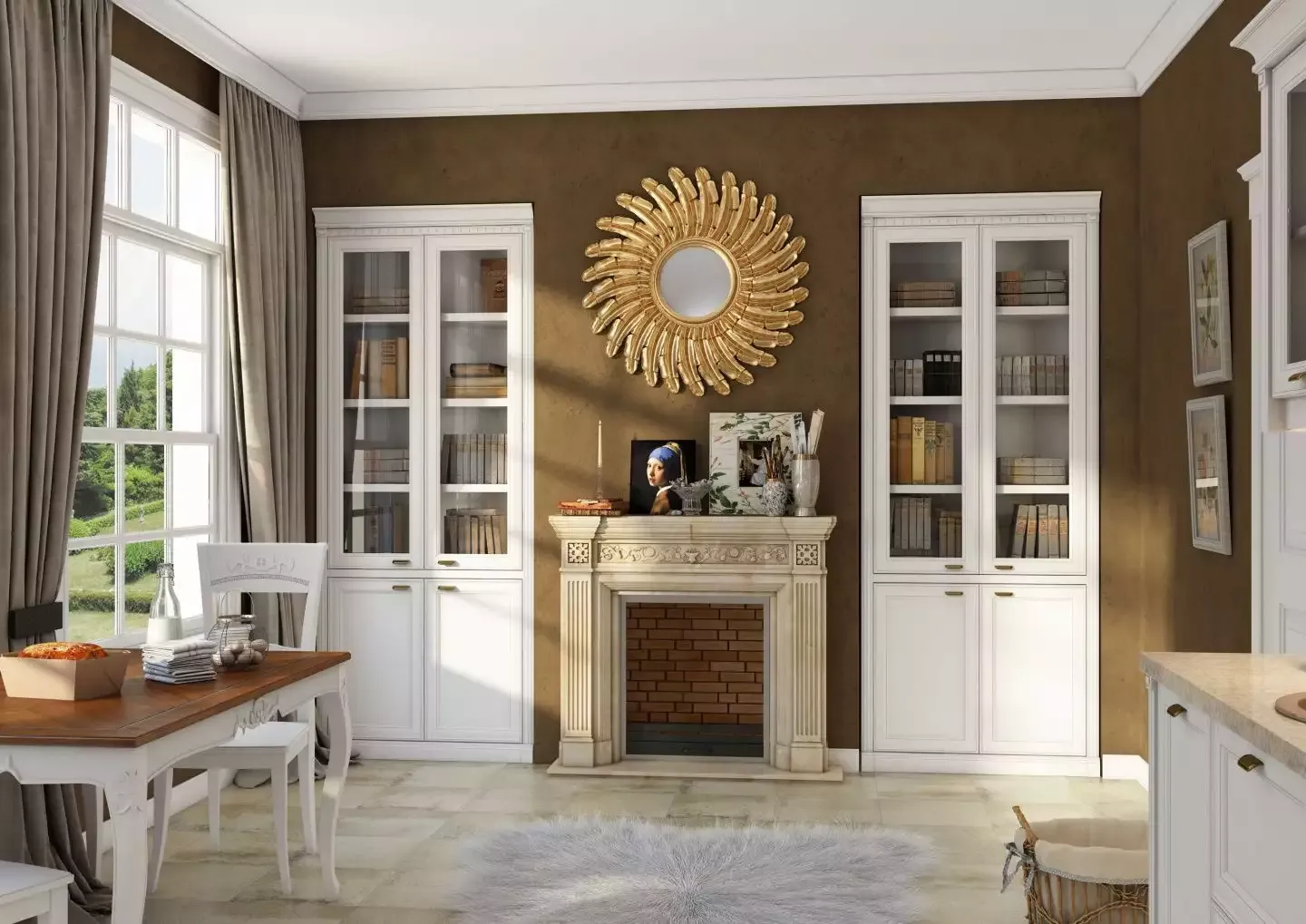 итальянская прихожая в классическом стиле