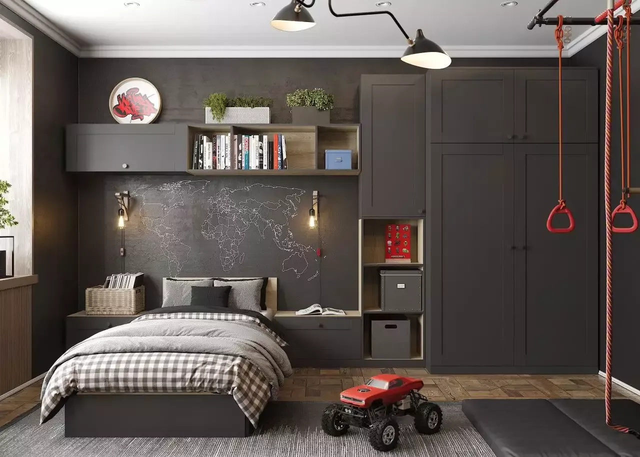Детская, коллекция "KidSpace.Charming" (арт. 146), стиль - современный