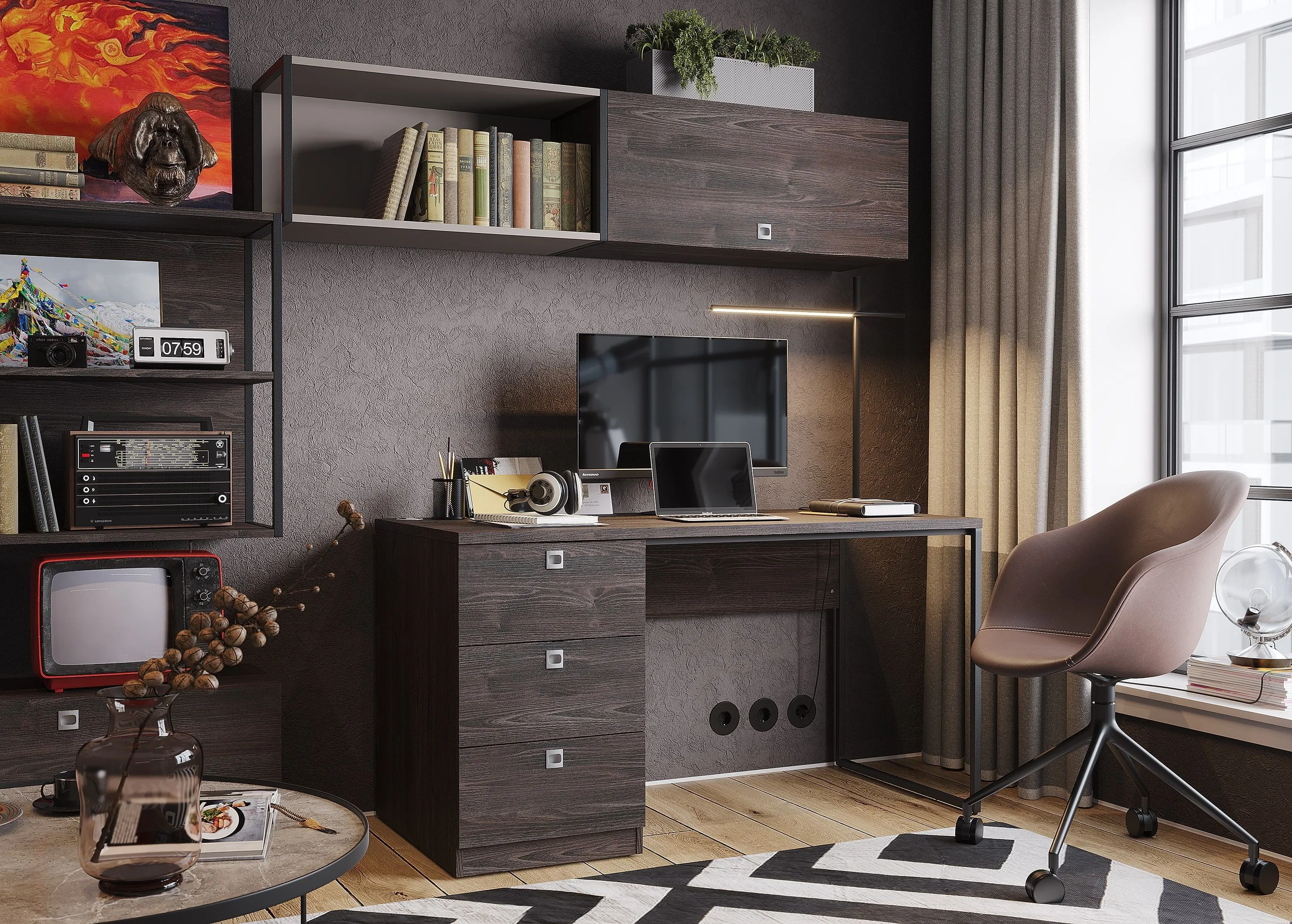 Удобная мебель для кабинета., мебель на заказ MrDoors