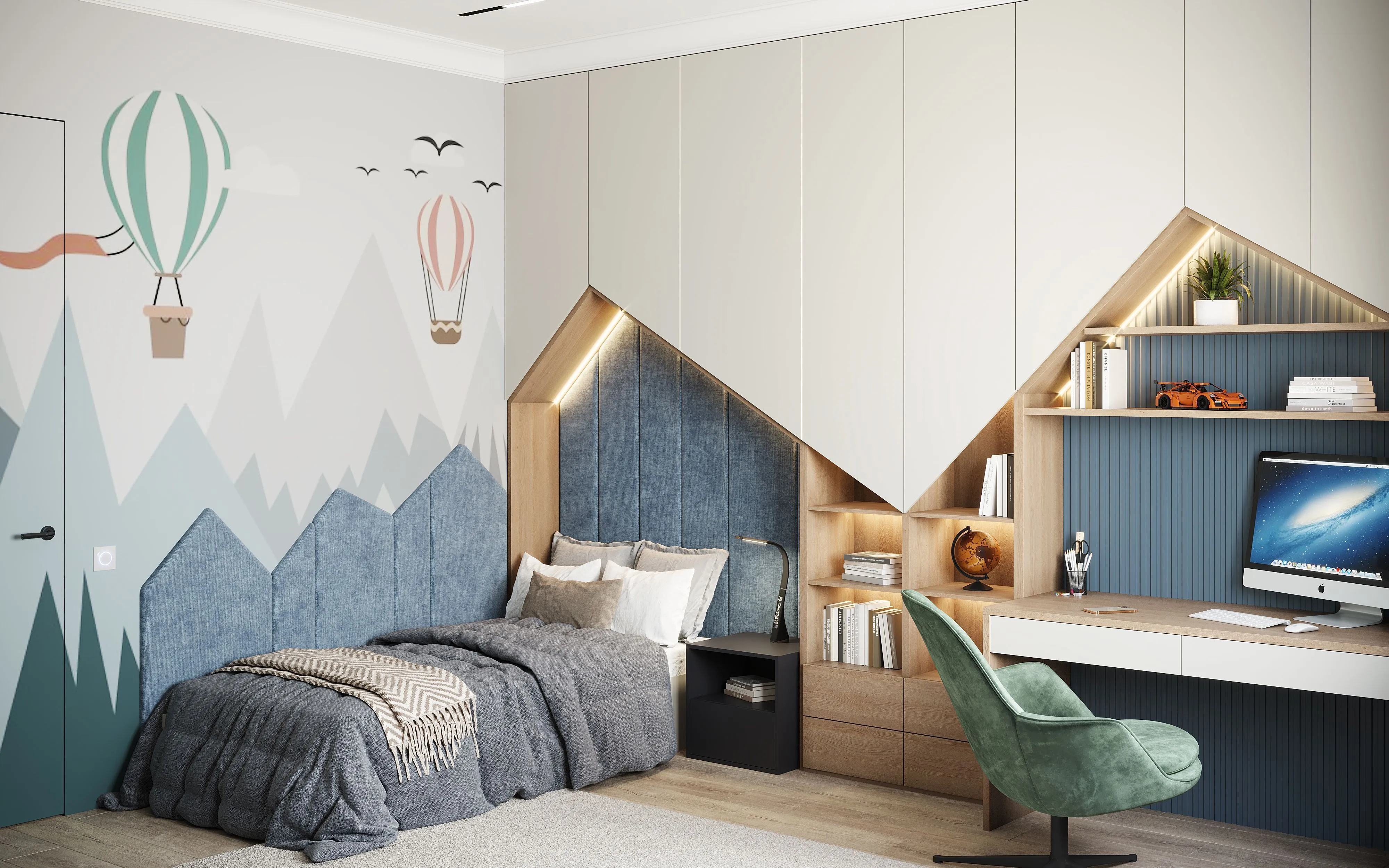 Детская, коллекция «Alpi» (арт. 188), мебель на заказ MrDoors