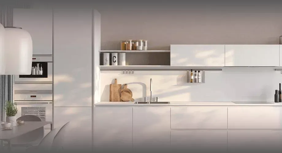 Установка рейлингов на кухне