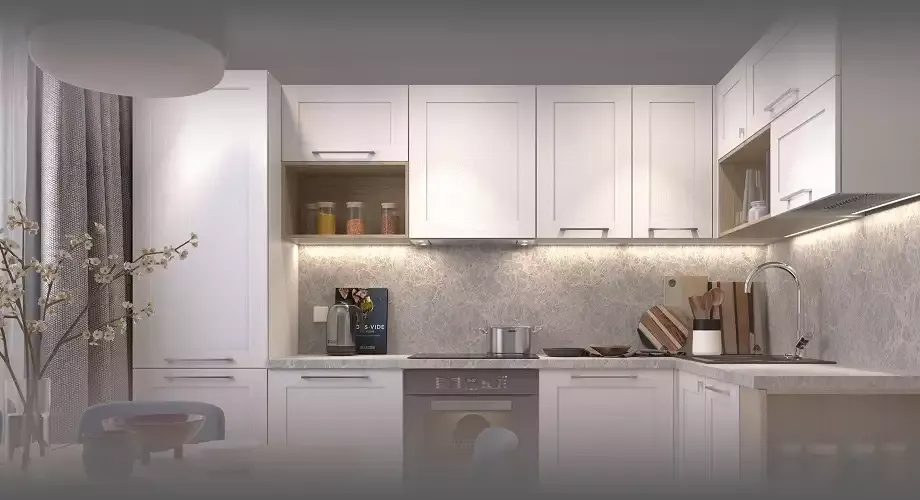 Как повесить тюль на кухне