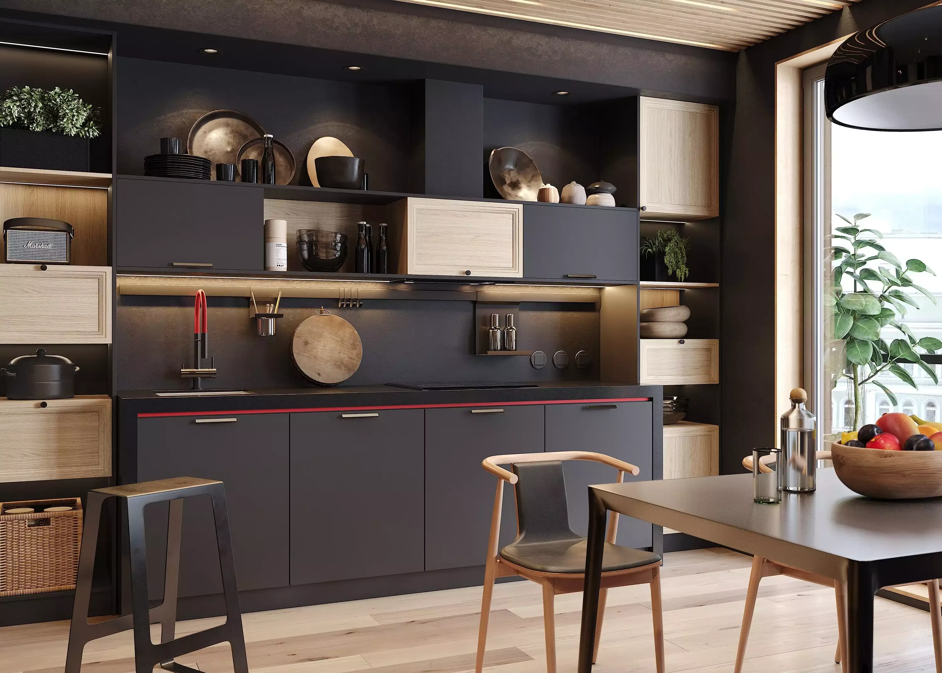 Кухня, коллекция "Метрополитан" (арт. 184)