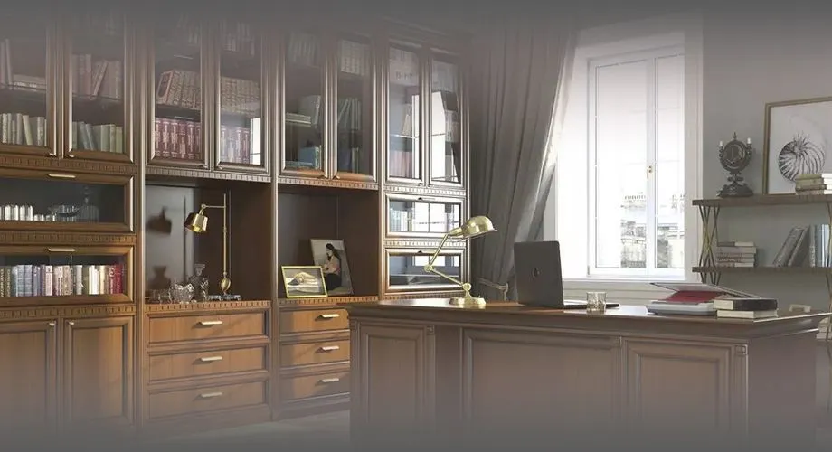 Как поставить стол в кабинете