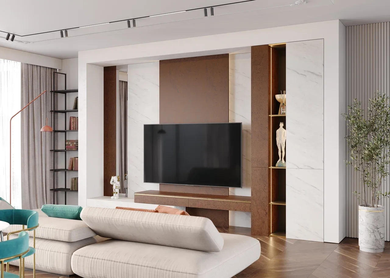 Гостиная, коллекция Уффици (арт. Lvr222), мебель на заказ MrDoors