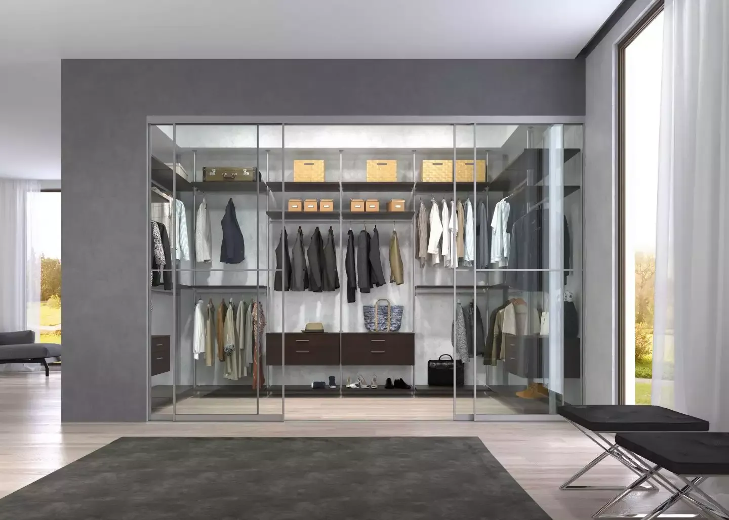 Гардеробная, коллекция &amp;quot;Лофт 24&amp;quot; (арт. 037)