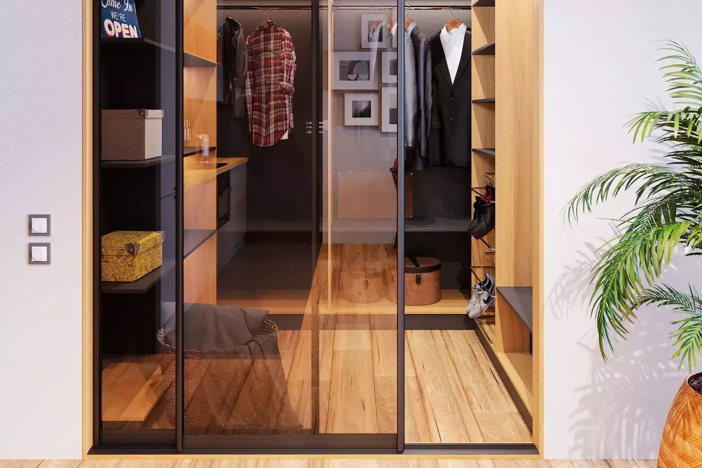 Гардеробная, коллекция "Лайт А" (арт. 075)