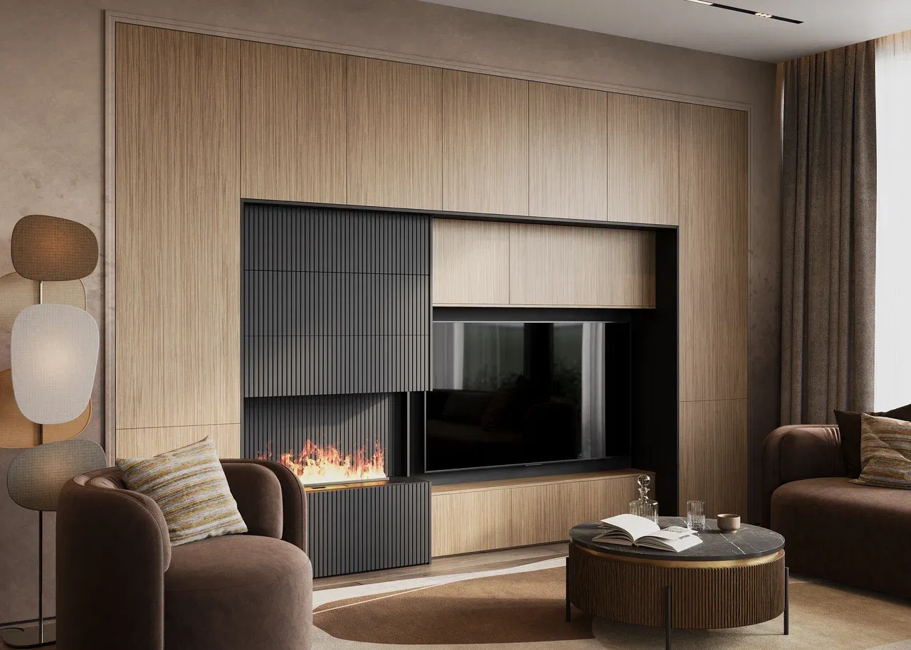 Гостиная в стиле модерн (арт. Lvr282), мебель на заказ MrDoors