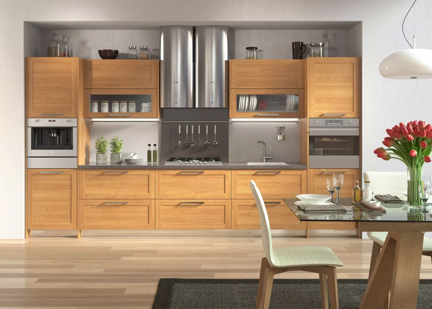 кухня цвет ольха