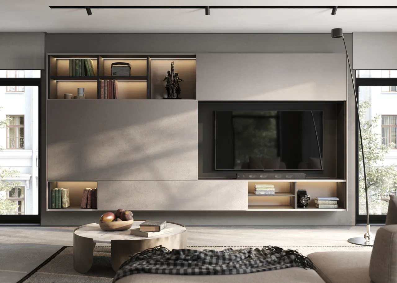 Гостиная, коллекция Метрополитан (арт. Lvr217), мебель на заказ MrDoors