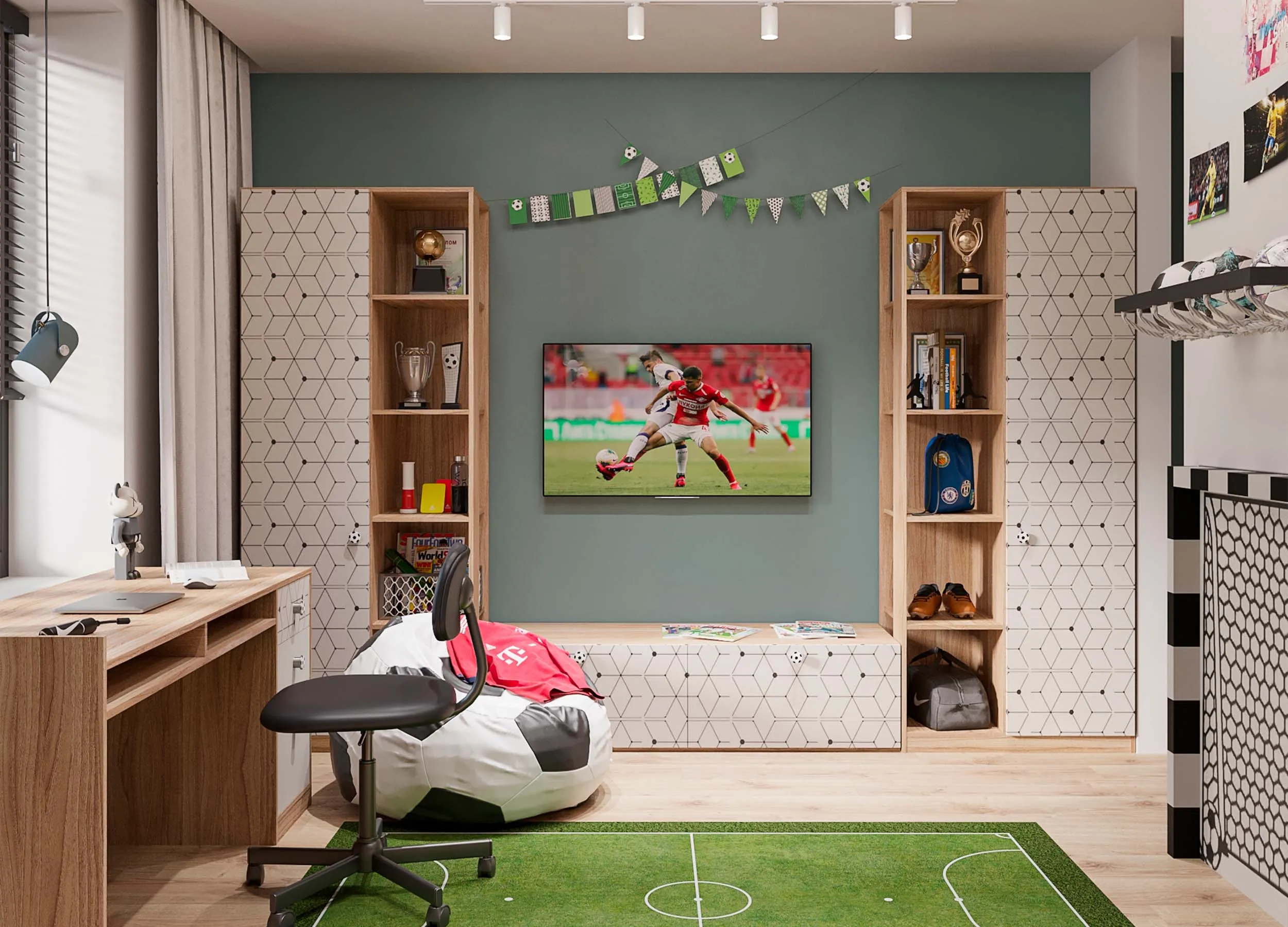 Детская, коллекция "KidSpace" (арт. 176), мебель на заказ MrDoors