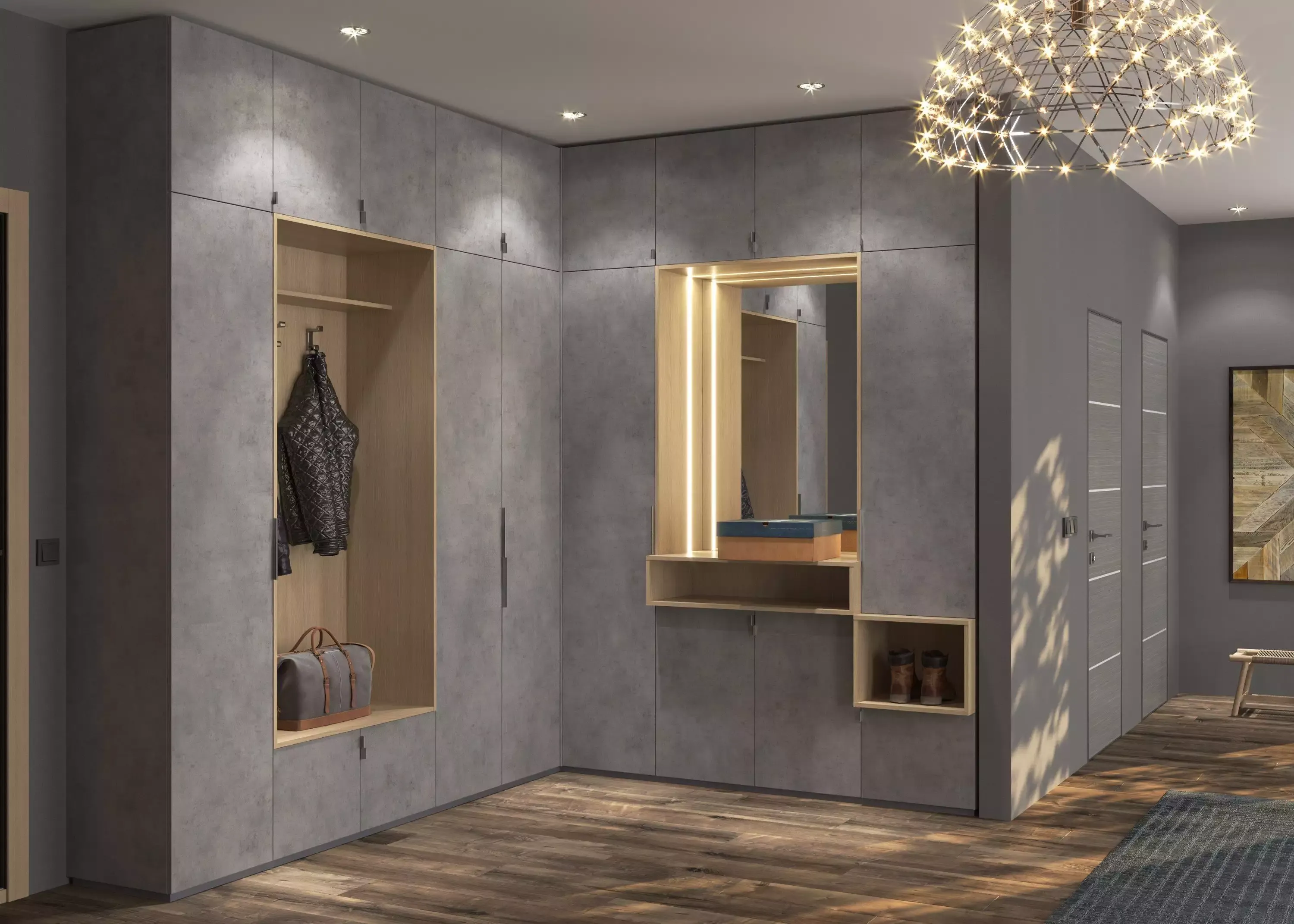 Шкаф в прихожую, мебель на заказ MrDoors