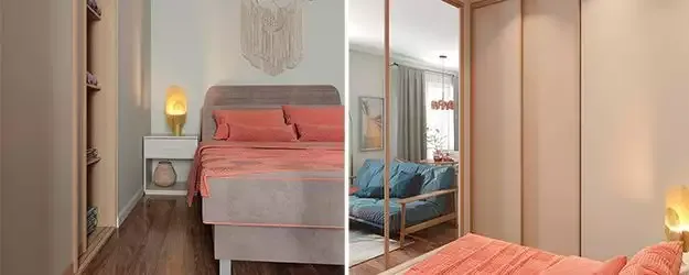 Как обустроить маленькую спальню?