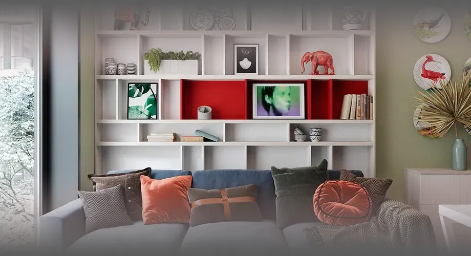 Как оформить стены гостиной — 16 фото