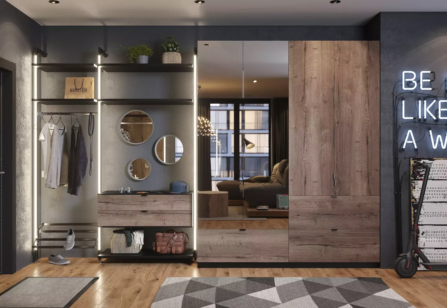 Прихожая, коллекция "Метрополитан" (арт. 111)