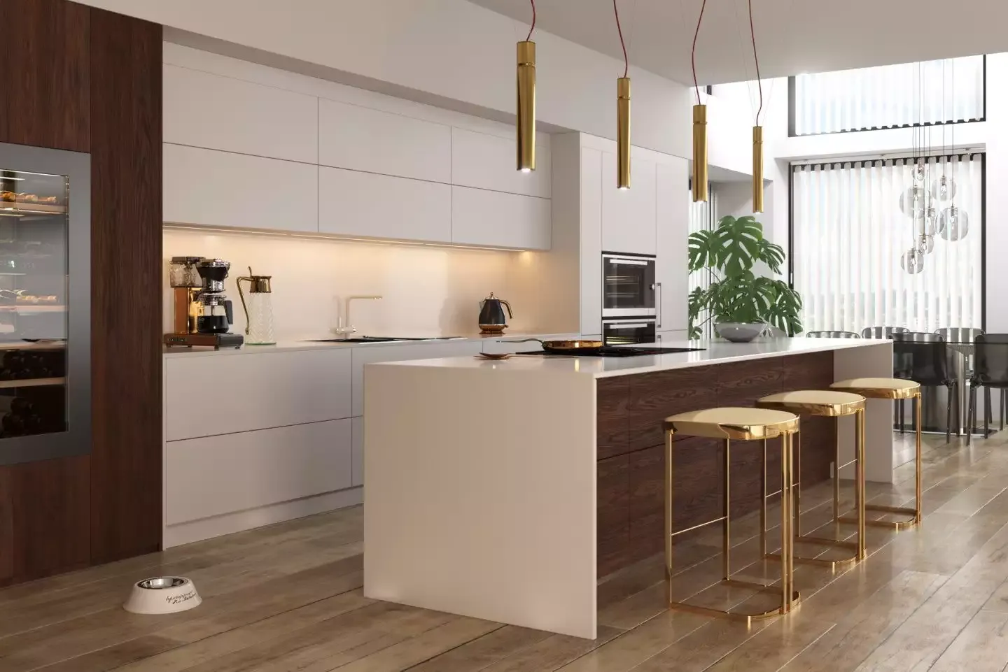  дизайна кухни в квартире-студии