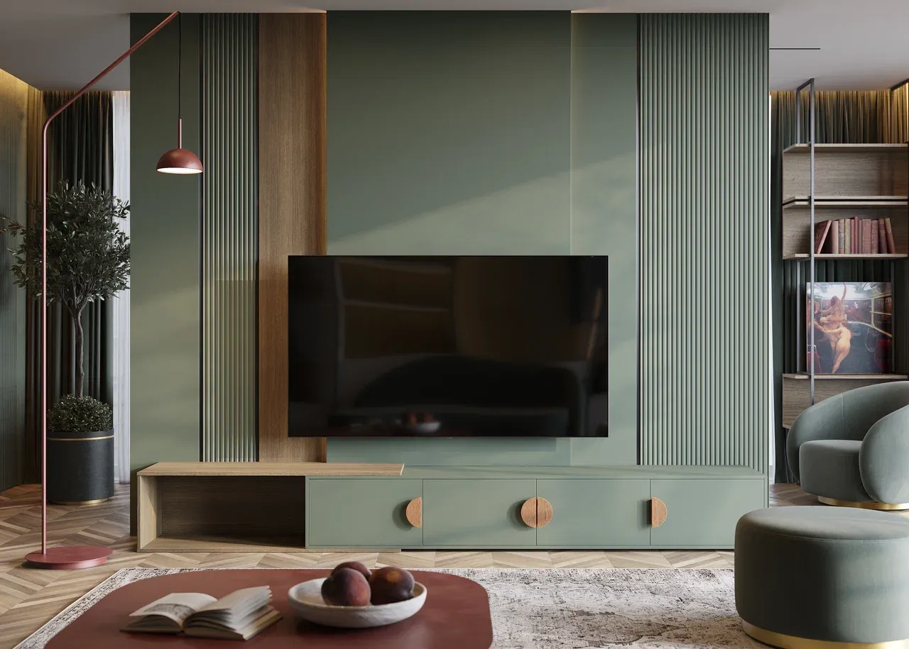 Гостиная, коллекция Мори (арт. Lvr242), мебель на заказ MrDoors