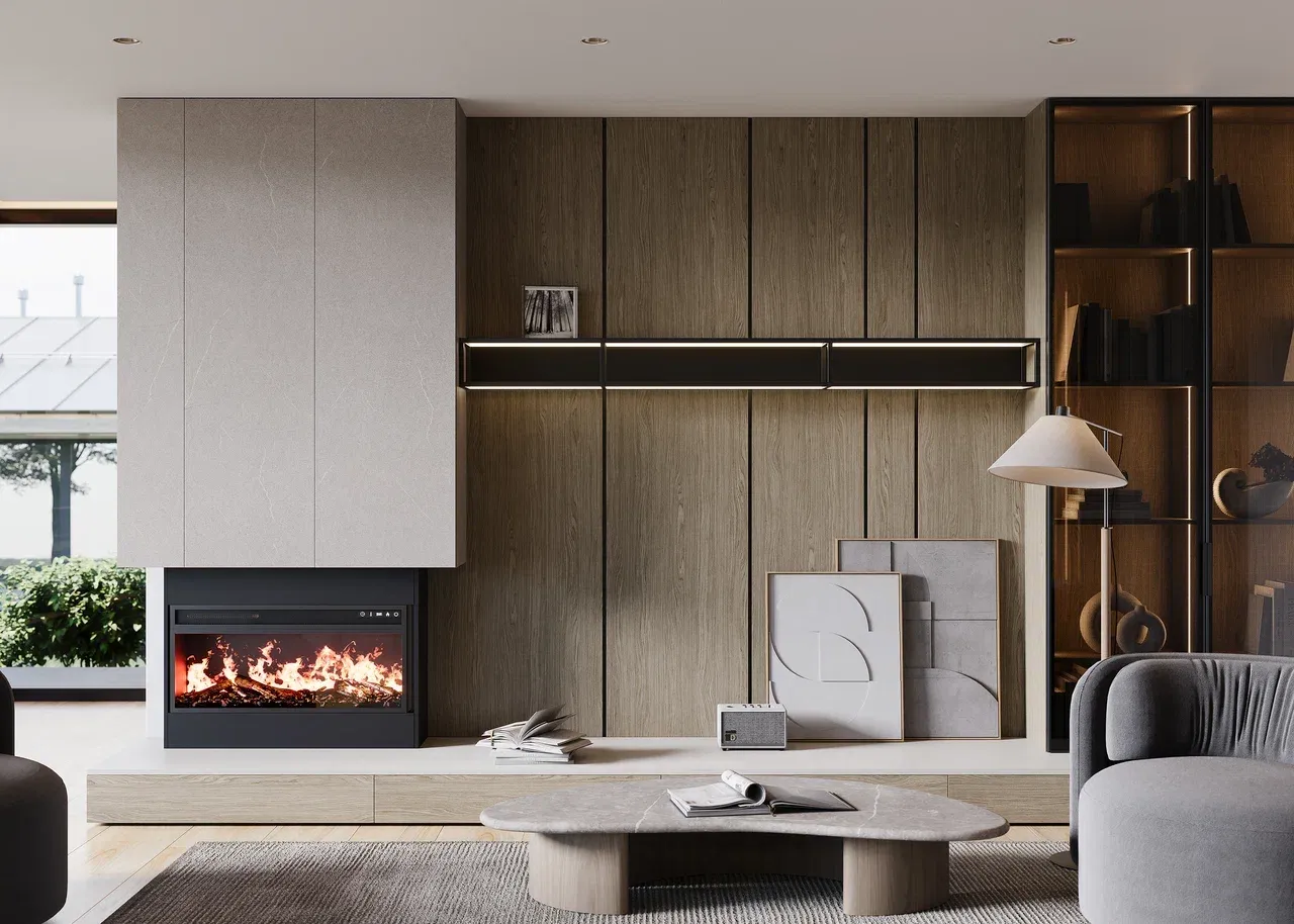 Гостиная в стиле модерн (арт. Lvr276), мебель на заказ MrDoors